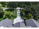 Overhead view of the home showing the driveway and roof at 8209 Snowy Egret Pl, Bradenton, FL 34202
