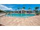 Stunning pool with a gazebo and ample seating offers a perfect spot for relaxation and socializing at 8409 Placida Rd # 206, Placida, FL 33946
