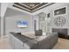Inviting living room featuring modern decor, TV, and large windows for ample natural light at 8634 Santa Cruz Dr, Port Charlotte, FL 33981