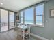 Bright dining area with beach views, perfect for enjoying meals while overlooking the ocean at 1100 Tarpon Center Dr # 503 5C, Venice, FL 34285
