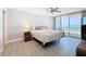 The main bedroom has a relaxing view and offers an ample space for rest and comfort at 1100 Tarpon Center Dr # 503 5C, Venice, FL 34285