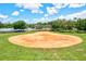 Well-maintained community baseball field with manicured grass and clear skies at 11986 Granite Woods Loop, Venice, FL 34292