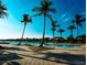 Beautiful community pool surrounded by palm trees and lounge chairs for relaxing by the water at 136 Positano Trl, Nokomis, FL 34275