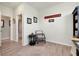 Inviting office space with desk, shelving, and seating area at 13634 Vancanza Dr, Venice, FL 34293