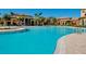 Oversized pool with ample space and lush landscaping at 13634 Vancanza Dr, Venice, FL 34293
