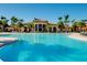 Large community pool featuring zero entry and expansive deck at 13634 Vancanza Dr, Venice, FL 34293