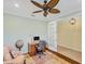 A nicely furnished office space with a desk and matching chair at 213 Malina Ct, Nokomis, FL 34275
