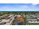 Stunning aerial view of the community with Gulf views at 235 Base E Ave # 207, Venice, FL 34285