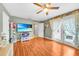 Bedroom with french doors to outside at 249 Hallcrest Ter, Port Charlotte, FL 33954