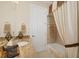 Full bathroom featuring a granite-topped vanity, large mirror, and a shower/tub combo at 5018 Bella Terra Dr, Venice, FL 34293