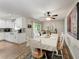 Cozy dining area near kitchen with sliding door and view to outdoor area at 5207 5Th Avenue Nw Dr, Bradenton, FL 34209