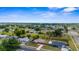 Aerial view of a residential area showing well-maintained homes, trees and community streets at 7582 Lyncrest St, North Port, FL 34287