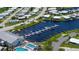 Waterfront living with access to community amenities including pool, shuffleboard, clubhouse, and boat docks at 763 Lakeside Dr, North Port, FL 34287