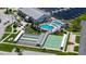 Community amenities include a pool, shuffleboard courts, and clubhouse for an active lifestyle at 763 Lakeside Dr, North Port, FL 34287