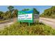 A sign for Shamrock Park and Nature Center at 120 Hourglass Dr, Venice, FL 34293