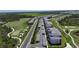 Aerial view of an upscale community with lush golf course and luxury apartments at 12140 Wellen Golf St # 202, Venice, FL 34293