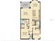 Floor plan layout of the condo with dimensions and labels for each room at 12140 Wellen Golf St # 202, Venice, FL 34293