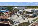Aerial view of the vibrant Town Center at Wellen Park, showcasing shopping, dining, and entertainment options at 19927 Bridgetown Loop, Venice, FL 34293