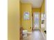 Bathroom with tile floors and granite countertop vanity at 20169 Cristoforo Pl, Venice, FL 34293