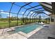 Screened in pool area for privacy and relaxation at 20443 Cristoforo Pl, Venice, FL 34293