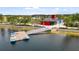 Community waterfront access and boat launch area at 20443 Cristoforo Pl, Venice, FL 34293