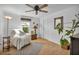 Comfortable bedroom with natural light, cozy furnishings and a peaceful ambiance at 239 Cutter Ct, North Port, FL 34287