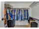Walk-in closet with rods for hanging and shelving at 239 Cutter Ct, North Port, FL 34287