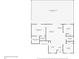 Detailed floor plan of the first floor, showcasing room dimensions and layout at 2445 Apache St, Sarasota, FL 34231