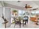 Lanai with floor to ceiling glass panels and beautiful water views at 250 Santa Maria St # 314, Venice, FL 34285