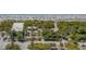 Aerial view of the Englewood Beach showing the beach, park and green spaces at 29704 Niagara Court, Englewood, FL 34223