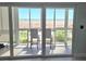 View of beach from sliding glass doors at 333 The Esplanade N # 102, Venice, FL 34285
