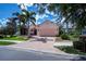 Nice single Gathering home with brick driveway and a well manicured front lawn at 4308 Via Del Santi, Venice, FL 34293
