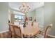 Bright dining area with views of the lanai and verdant golf course at 467 Sherbrooke Ct, Venice, FL 34293