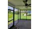 View from screened porch showing view of large yard at 482 Pendleton Pl, Venice, FL 34292