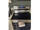 Stainless steel stove top including smooth glass top and digital controls, providing sleek and efficient cooking at 482 Pendleton Pl, Venice, FL 34292