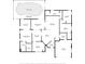 Home floor plan showing the layout of rooms, dimensions, and areas of the home at 5828 Lincoln Rd, Venice, FL 34293