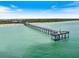 View of pier on the beach with great restaurant and ocean views at 751 Capri Isles Blvd # 108, Venice, FL 34292