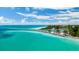 Stunning aerial view showcases turquoise waters and sandy beaches, highlighting the coastal beauty of the area at 849 Wexford Blvd # 849, Venice, FL 34293