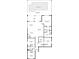 Detailed floor plan of a home featuring a pool, porch, bedrooms, and living areas at 11970 Lovegrass St, Venice, FL 34293