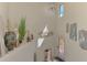 Light-filled entryway featuring stylish decor, high ceilings, and decorative front door at 12590 Ghiberti Cir # 201, Venice, FL 34293