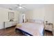 Comfortable bedroom with hardwood floors and ample natural light at 1315 Pine Needle Rd, Venice, FL 34285