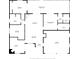 Detailed floor plan showcasing the layout of the home, including bedrooms, bathrooms, and living spaces at 1315 Pine Needle Rd, Venice, FL 34285