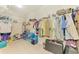 Walk-in closet featuring wire shelving for organized storage of clothing and accessories at 20370 Grazie Pl, Venice, FL 34293