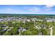 Arial view of the neighborhood near the Gulf of Mexico at 2185 Park Rd, Venice, FL 34293