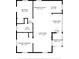 Detailed floor plan with dimensions for each room at 2185 Park Rd, Venice, FL 34293