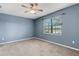 Inviting bedroom with a large window and neutral color palette at 2487 Marton Oak Blvd, North Port, FL 34289