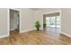 Open-concept living space with access to pool area at 26115 Rampart Blvd, Punta Gorda, FL 33983