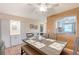Comfortable dining area with stylish furniture and easy access to kitchen, well-lit at 330 Mission N Trl # F, Venice, FL 34285