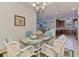 Comfortable dining space seamlessly connects to the open-concept kitchen and living area at 371 Capulet Dr, Venice, FL 34292