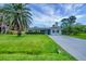 Inviting single-story home with well-maintained lawn and landscaping, showcasing curb appeal and a welcoming facade at 386 Nightingale Rd, Venice, FL 34293